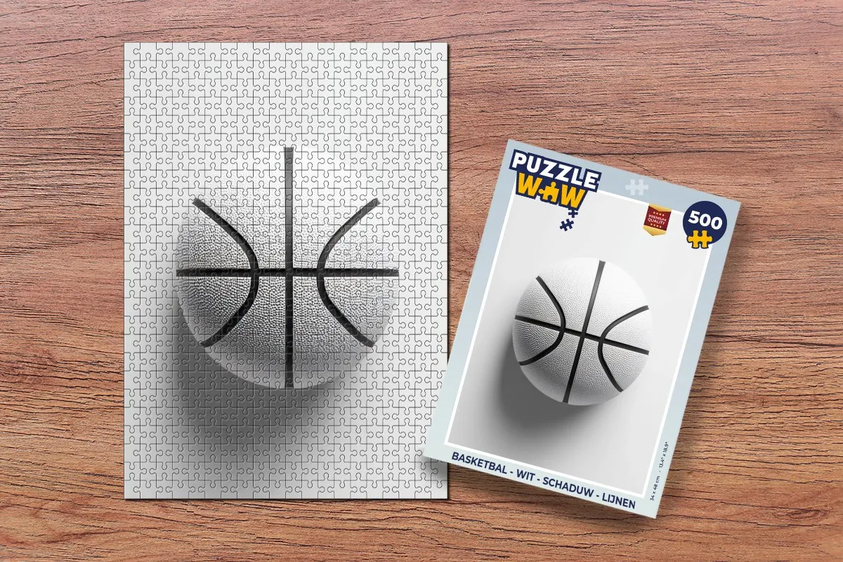 PuzzleWow Basketbal Legpuzzel 500 Stuks