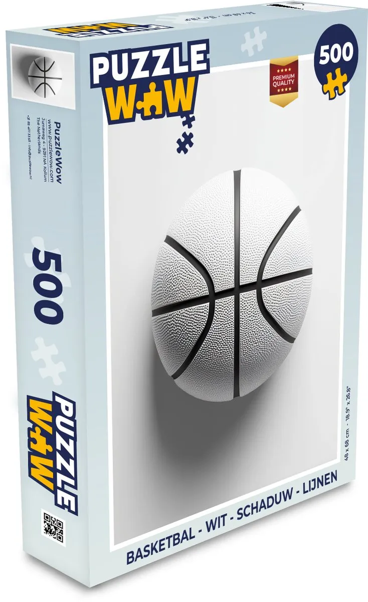 PuzzleWow Basketbal Legpuzzel 500 Stuks