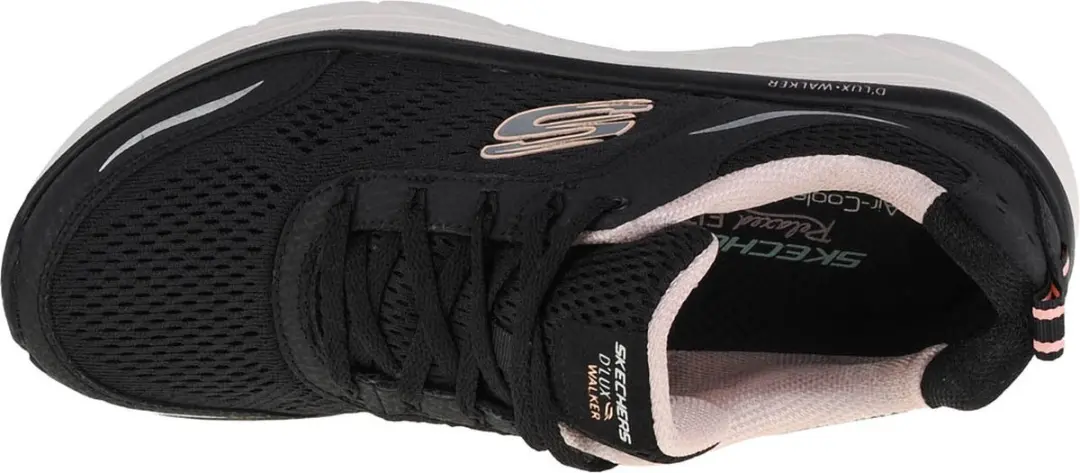 Skechers D’Lux Walker Infinite Motion 149023-BKPK Sneakers - 37 - Zwart/roze - afbeelding 6 van 6