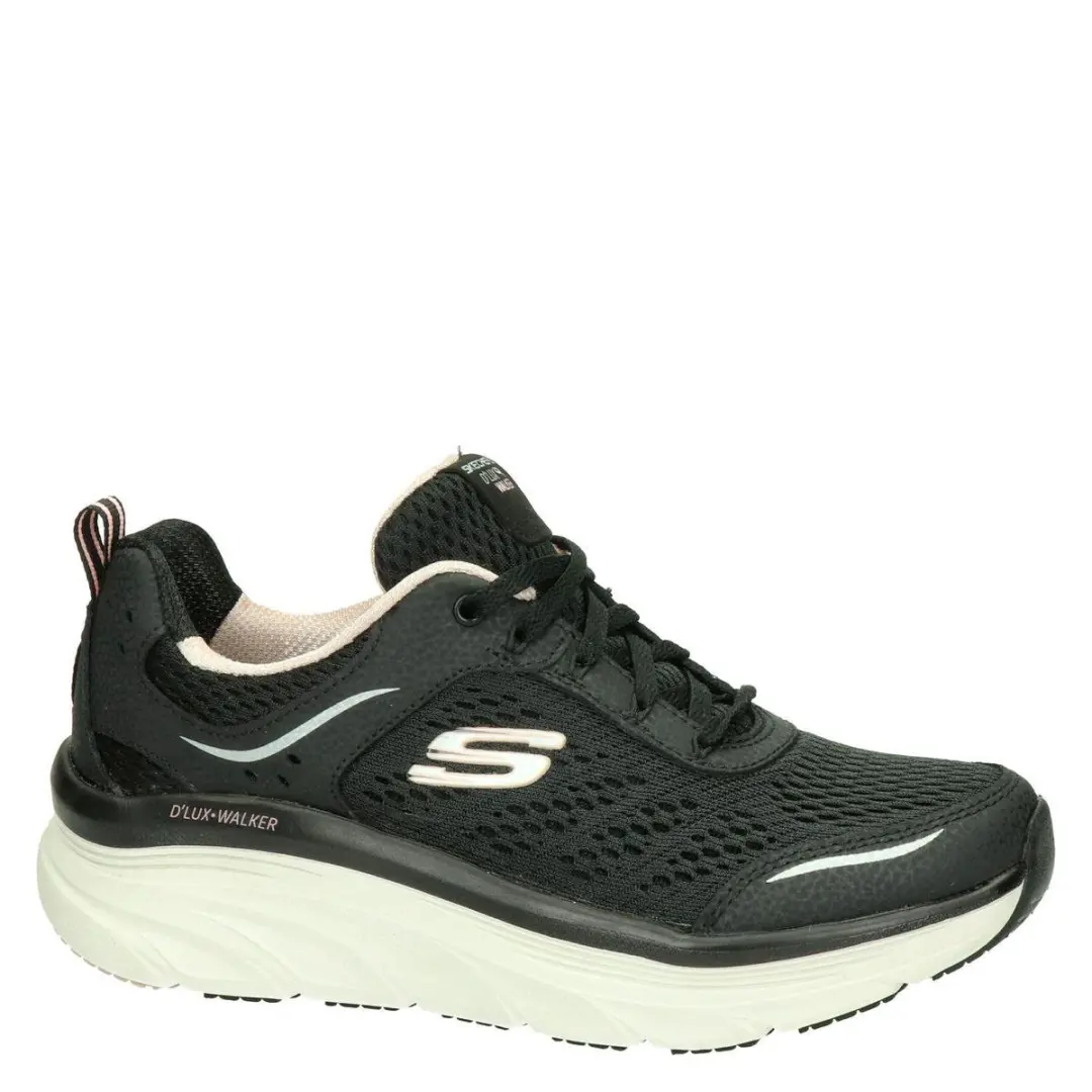 Skechers D’Lux Walker Infinite Motion 149023-BKPK Sneakers - 37 - Zwart/roze - afbeelding 5 van 6