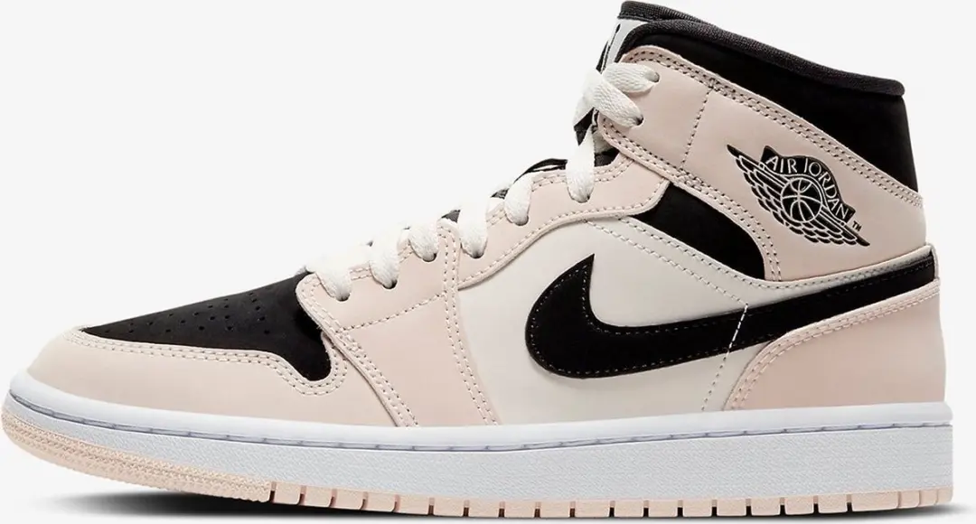 Nike Air Jordan 1 Mid, Guava Ice/Black-Sail, BQ6472 800, EUR 43