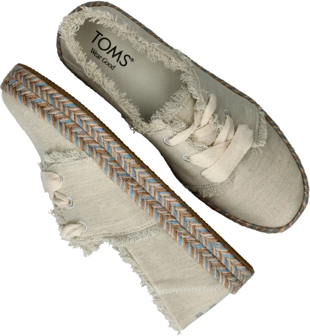 Toms Carolina Lace Up Instappers - Dames - Beige - Maat:40 - afbeelding 6 van 6