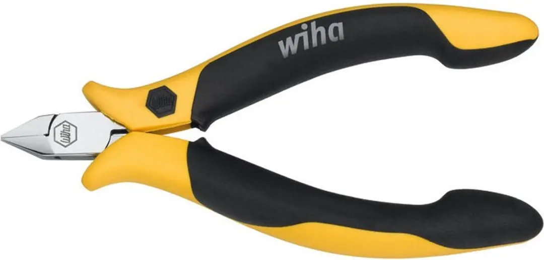 Wiha Zijkniptang Professional ESD smalle, spitse kop zonder facet
