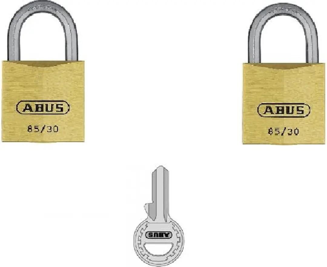 ABUS Cilinder Hangslot 85/40 Gelijksluitend 62mm - Wit