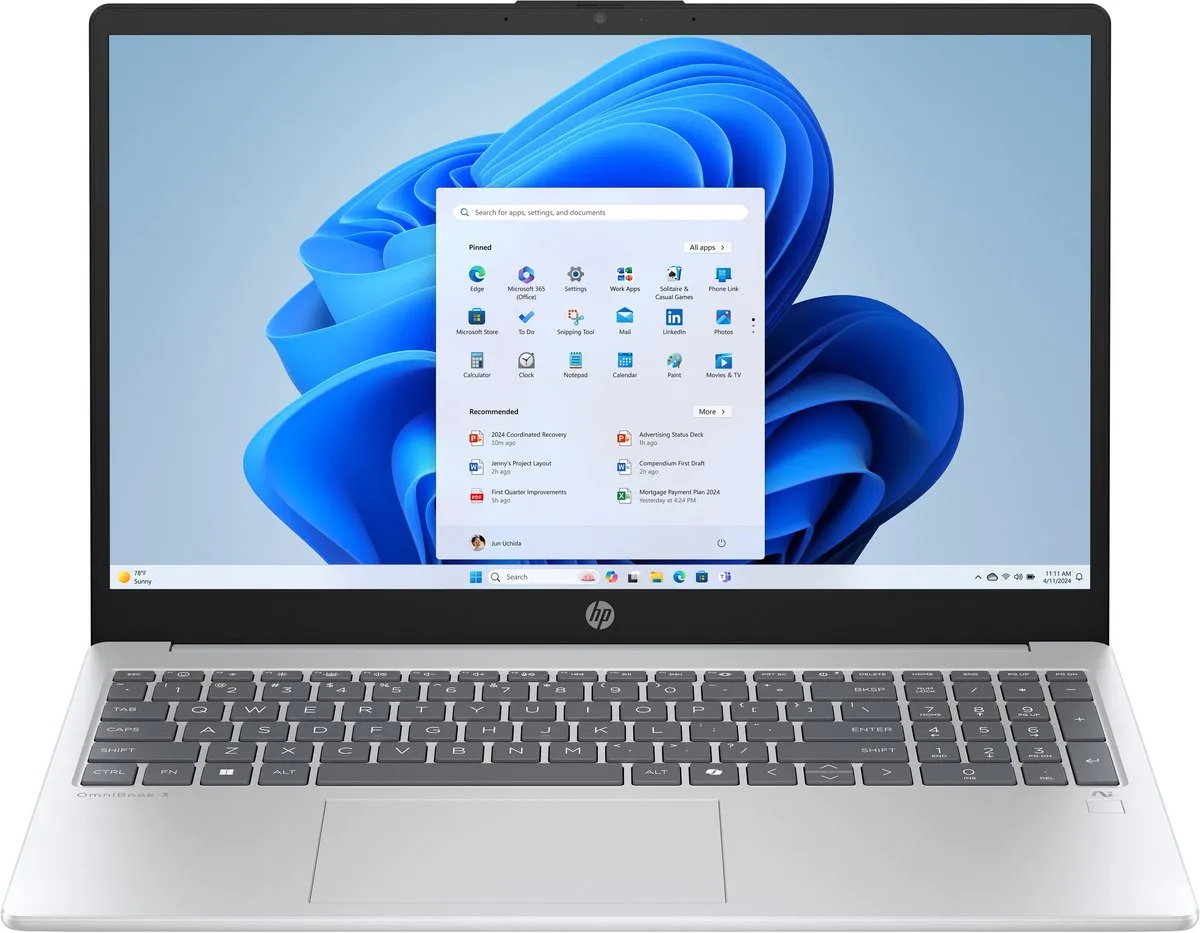 HP OmniBook 3 15-fn0105dx Laptop