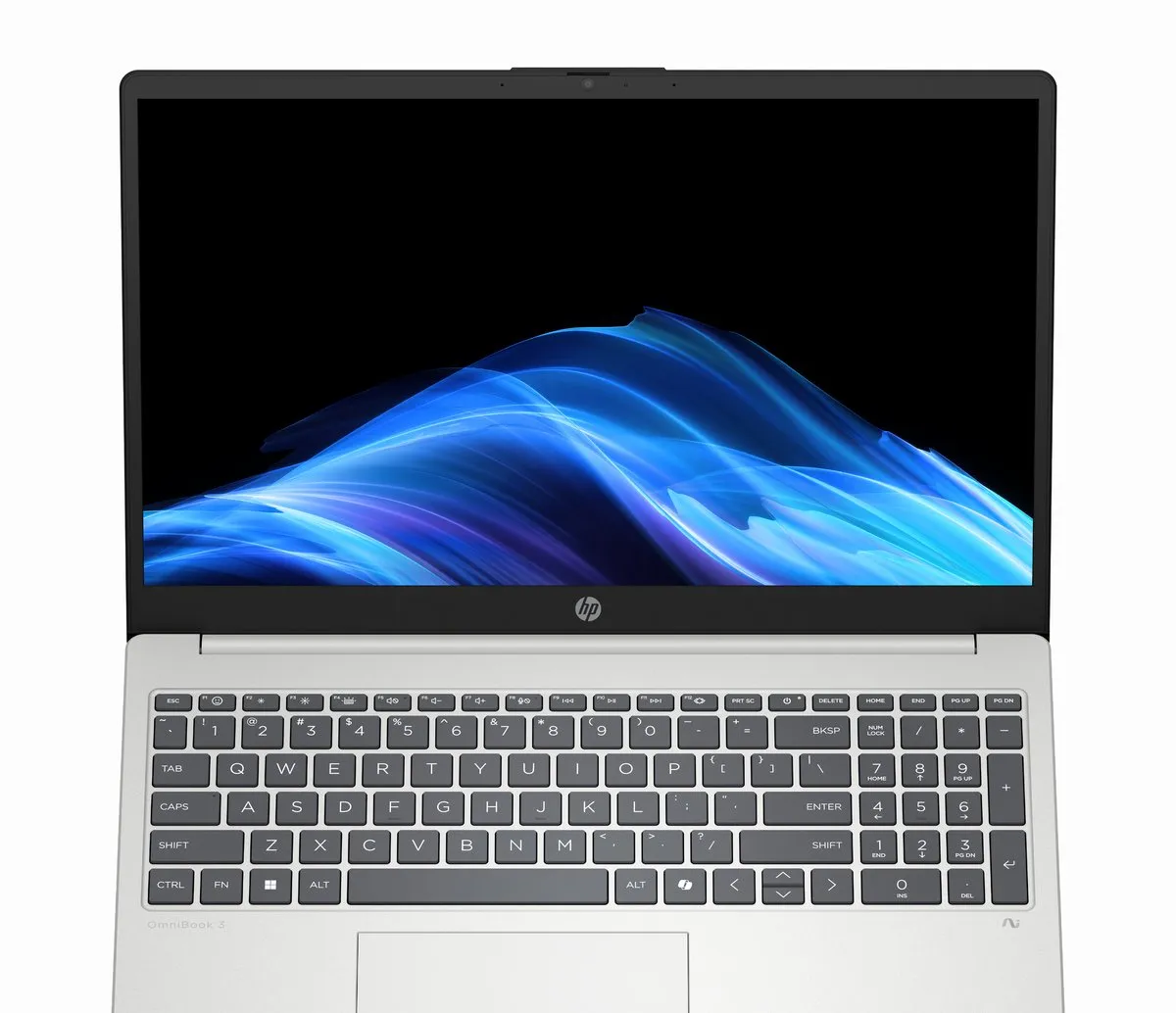 HP OmniBook 3 15-fn0105dx Laptop - 512GB SSD - Zilver