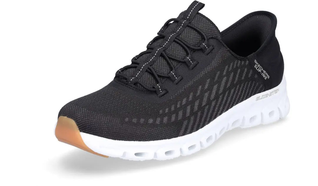 Skechers dames instapsneaker Glide-Step Tranquility zwart