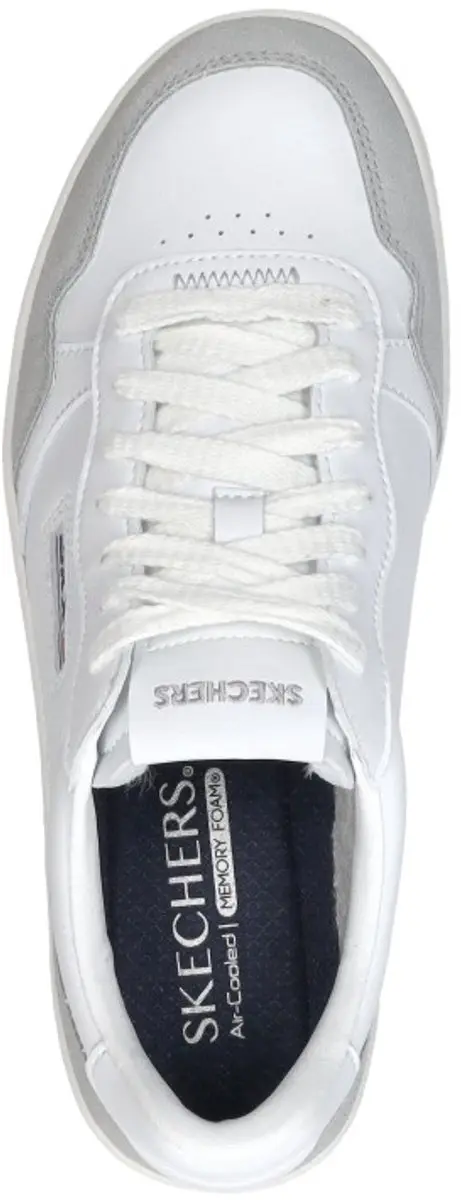 Skechers Sport Court 2.0 On The Block Sneakers - Wit - afbeelding 5 van 6