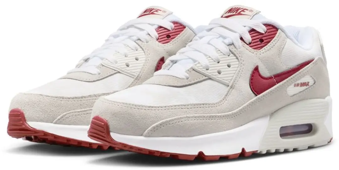 "Nike Nike Air Max 90 SE GS ""White Light Bone Crimson""