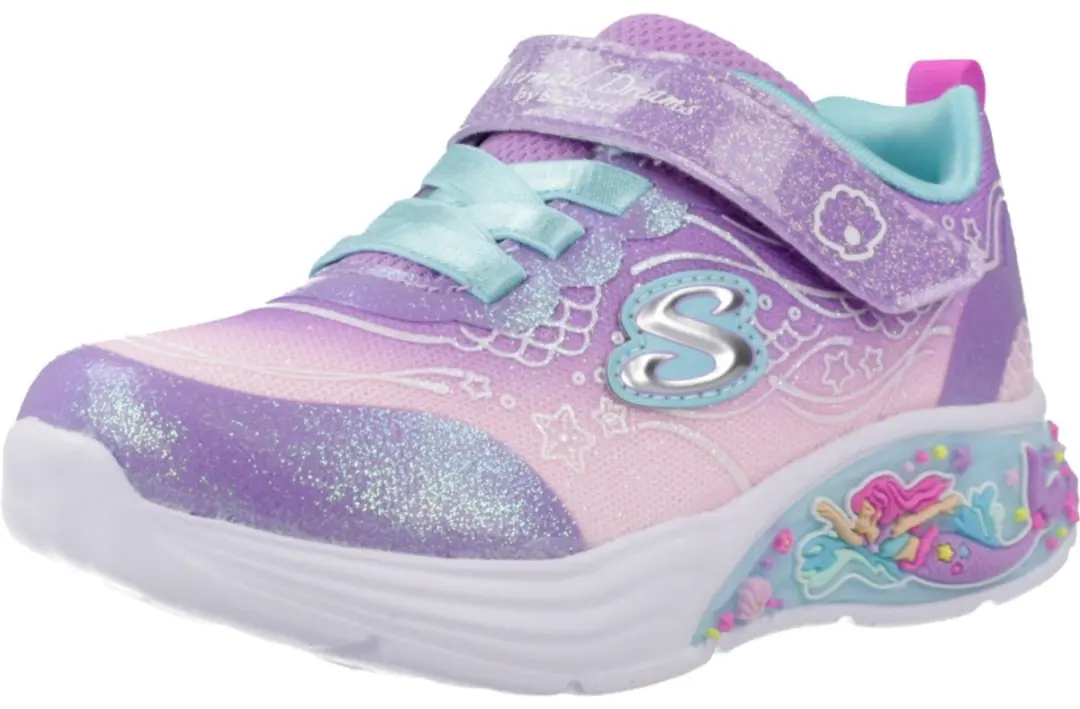 Skechers My Dreamers Lil Mermaid Meisjes Sneakers - Lavendel - afbeelding 3 van 6