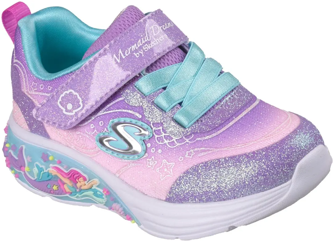 Skechers My Dreamers Lil Mermaid Meisjes Sneakers - Lavendel - afbeelding 6 van 6