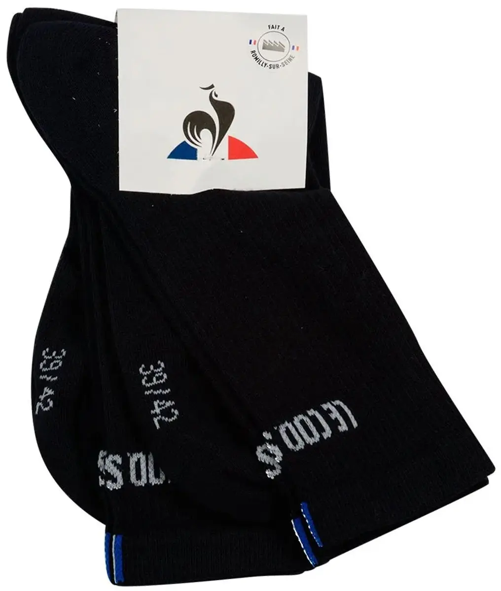 Le Coq Sportif Essentials X2 N°1 Crewsokken - Zwart - afbeelding 2 van 2