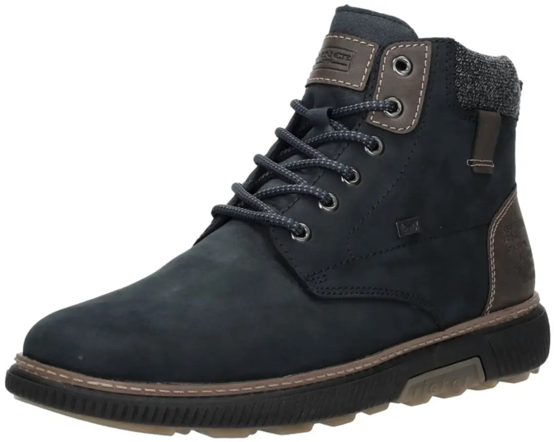 Rieker Tex Veterboots 386229 - Blauw - Maat 45