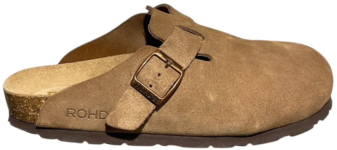 Rohde Sunnys No15 klompen dames pantoffels muiltjes leer 6071 camel