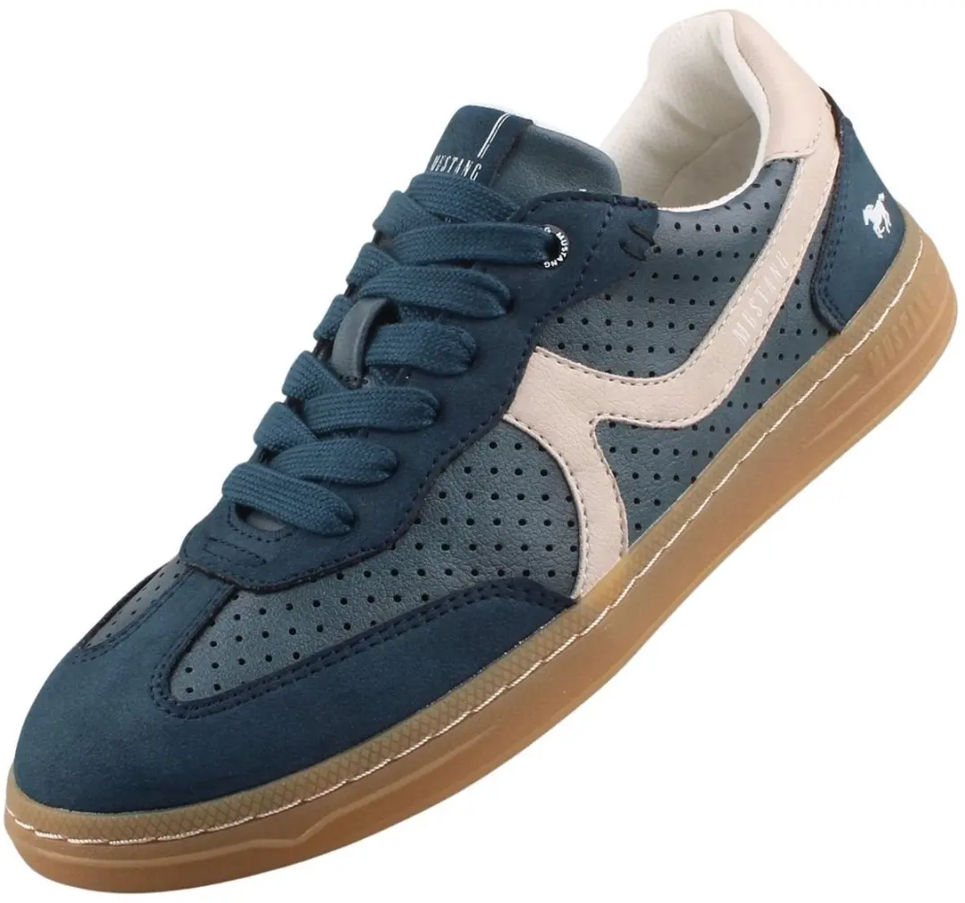 Mustang dames sneaker blauw