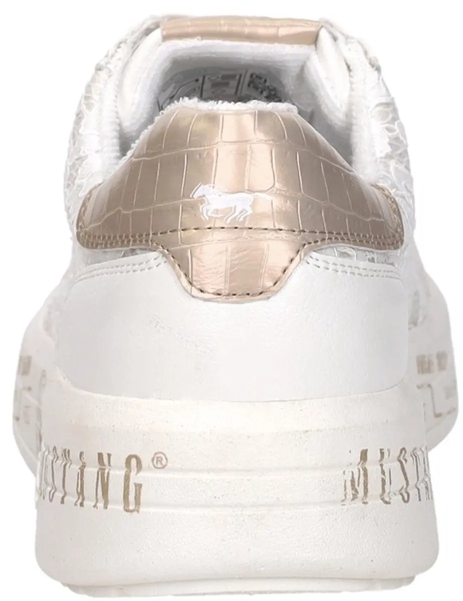 Mustang Sneakers Laag Sneakers Laag - wit - Maat 37 - afbeelding 6 van 6