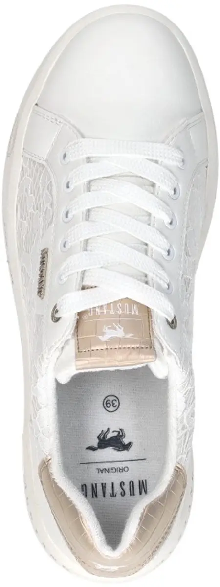 Mustang Sneakers Laag Sneakers Laag - wit - Maat 37 - afbeelding 5 van 6