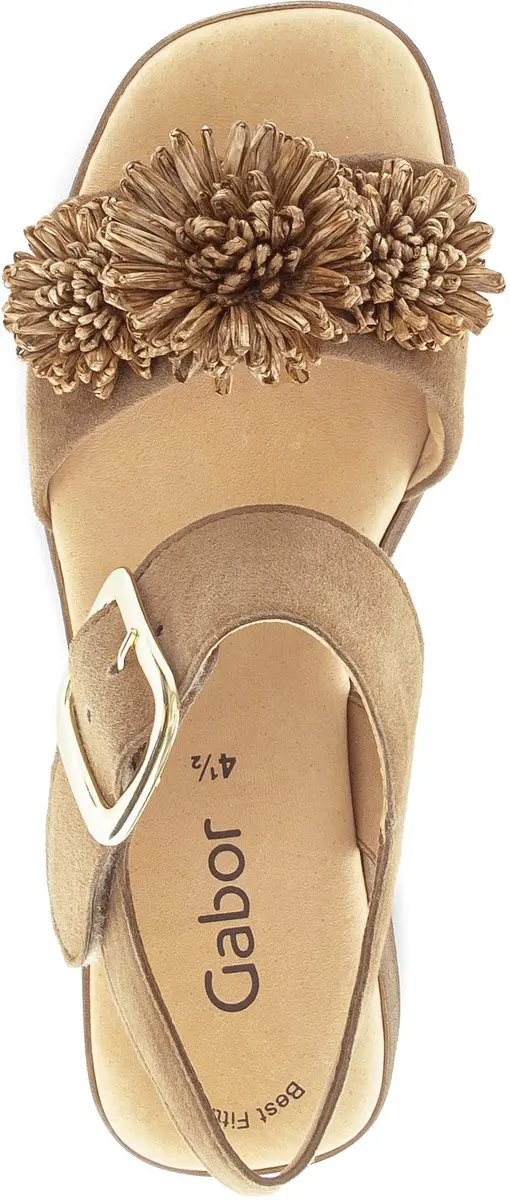 Gabor Sandalen 231206 - Bruin - Suede - 37.5 - afbeelding 3 van 6