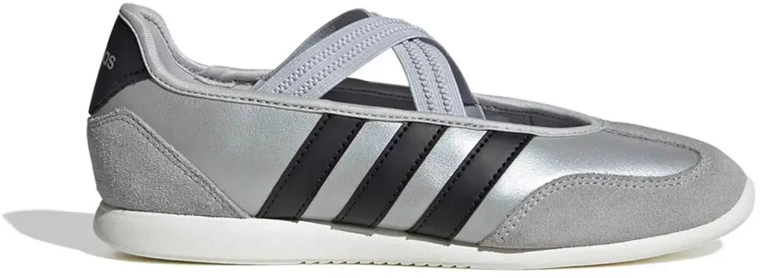 Adidas Barreda Mary Jane Schoenen Zilver EU 38 Vrouw