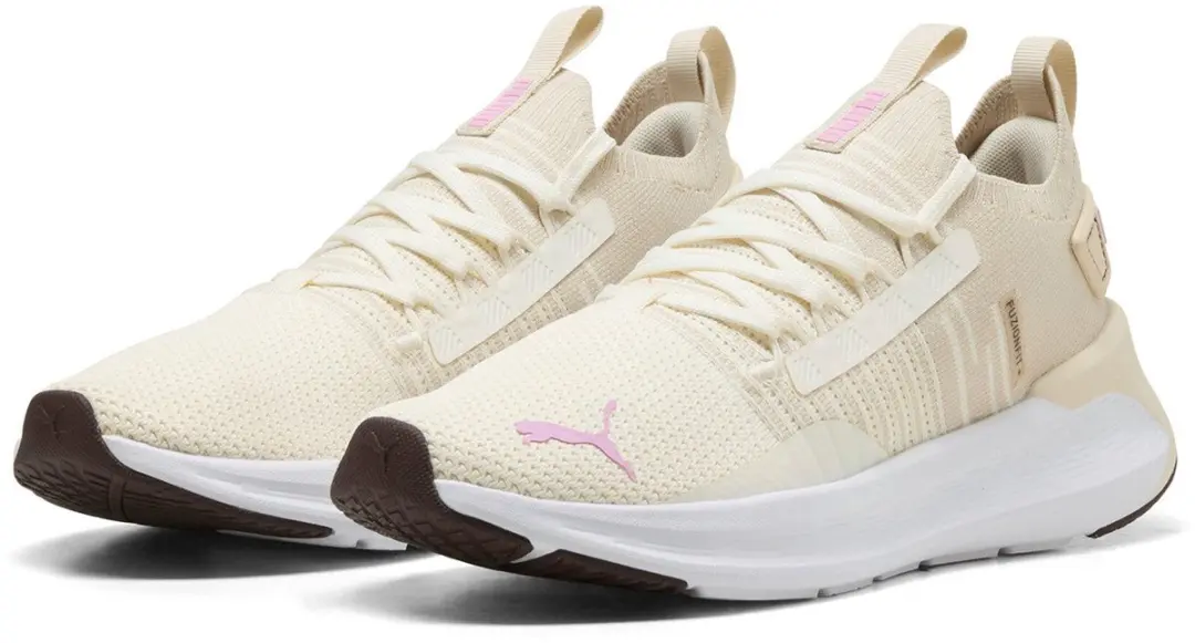 Puma Dames Softride Symmetry Fuzion Wns 310460 Warm White-Alpine Snow-Mauve Glow