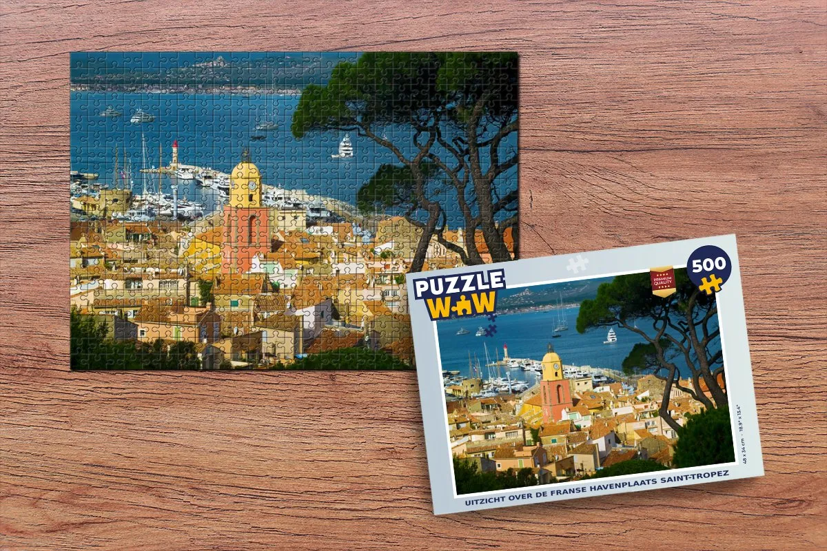 PuzzleWow Legpuzzel Saint-Tropez 500 Stuks