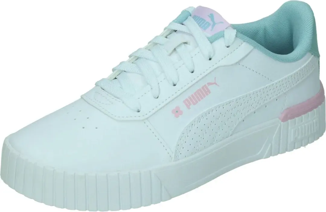 Puma carina 2.0 tropical in de kleur wit.