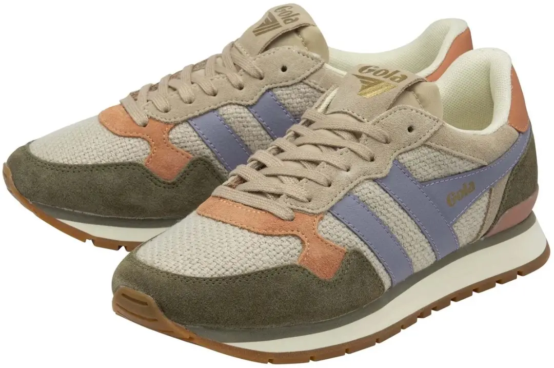 Gola Colorado CLB736 Damestrainers - 40 - Grijs/Maanblauw/Mistgroen/Roze - afbeelding 4 van 6