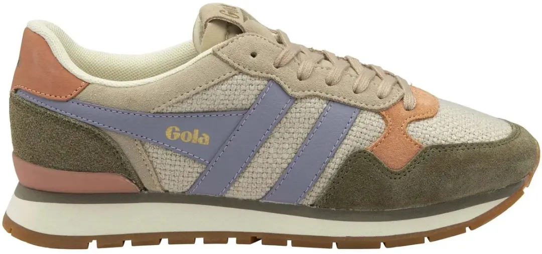 Gola Colorado CLB736 Damestrainers - 40 - Grijs/Maanblauw/Mistgroen/Roze - afbeelding 3 van 6