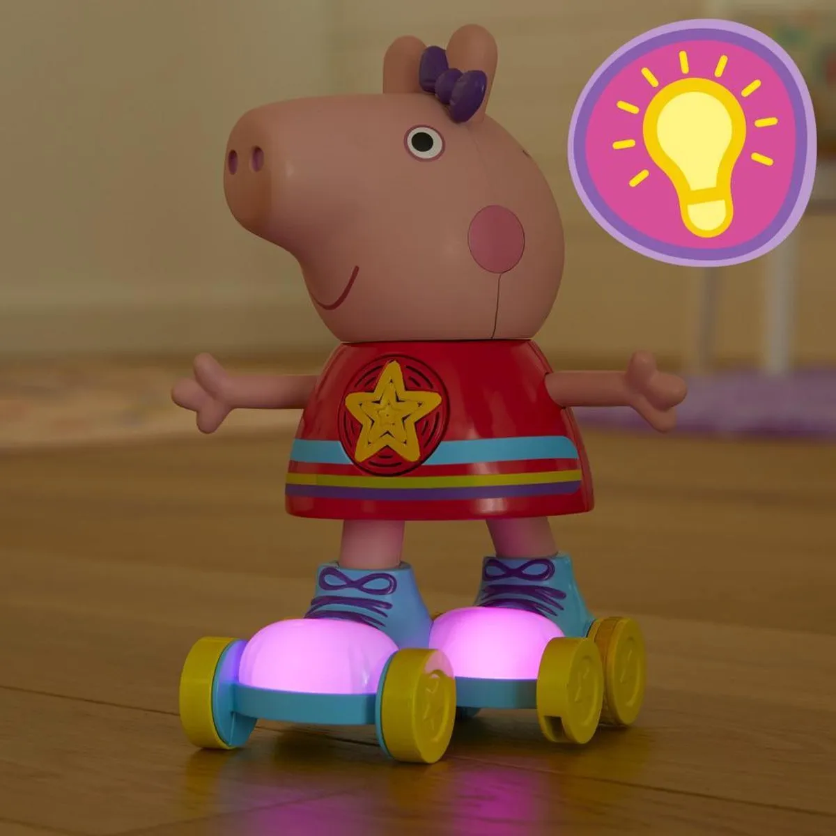 Hasbro Peppa Pig Roller Disco - Speelfiguur - Meerkleurig - afbeelding 6 van 6