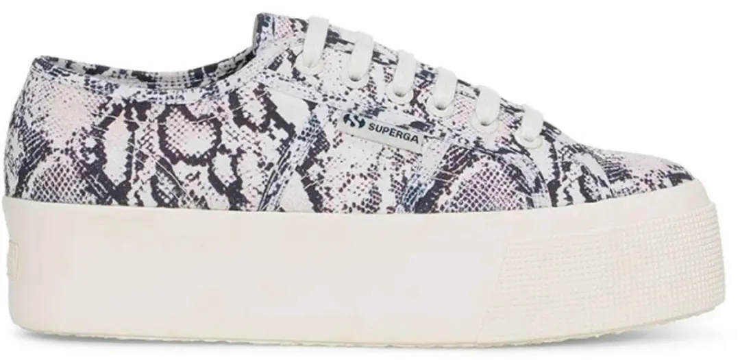 Superga 2790 Print Schoenen Wit EU 36 Vrouw