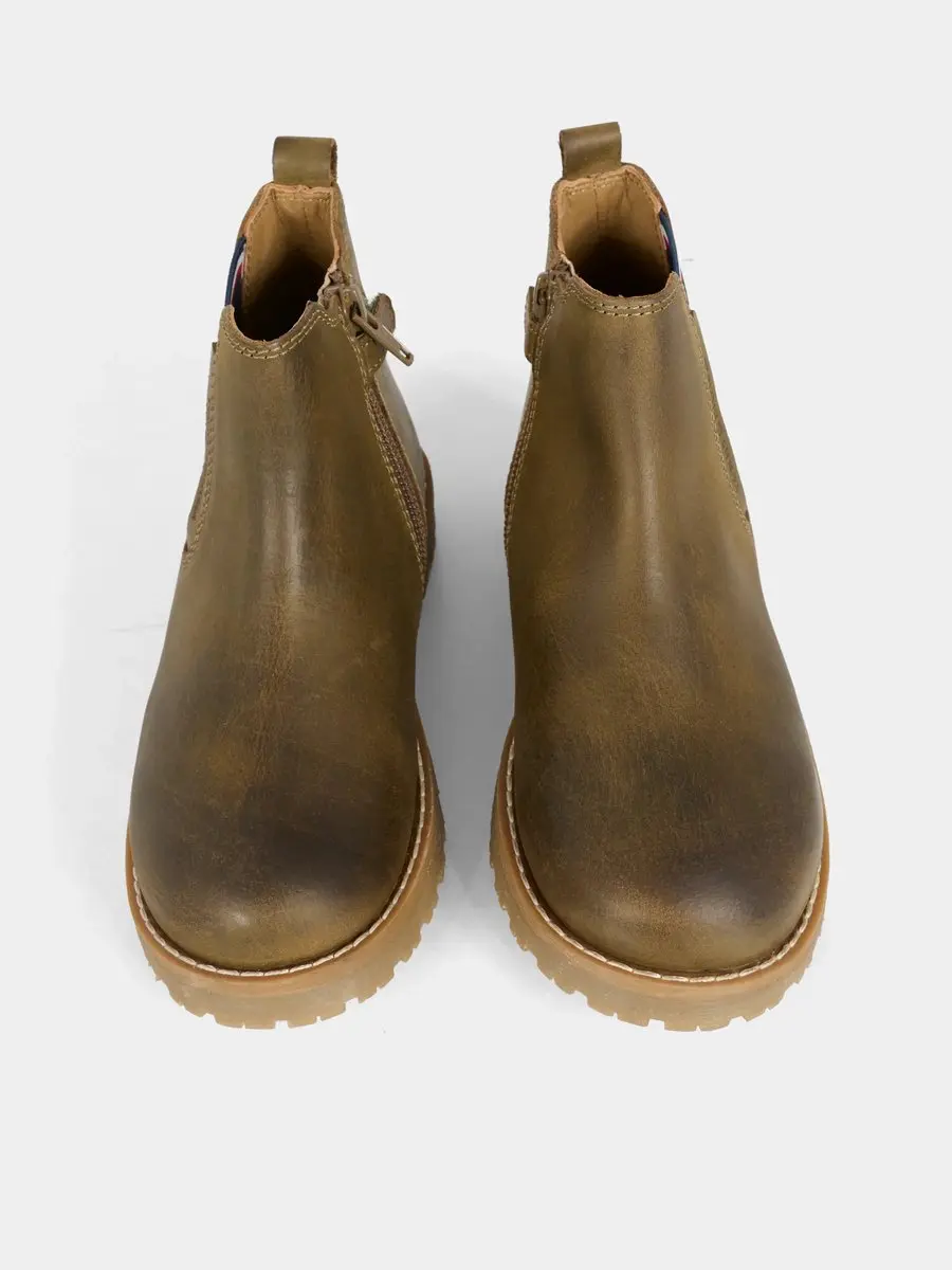 Tommy Hilfiger Chelsea Laarzen - Militair Groen - Maat 28