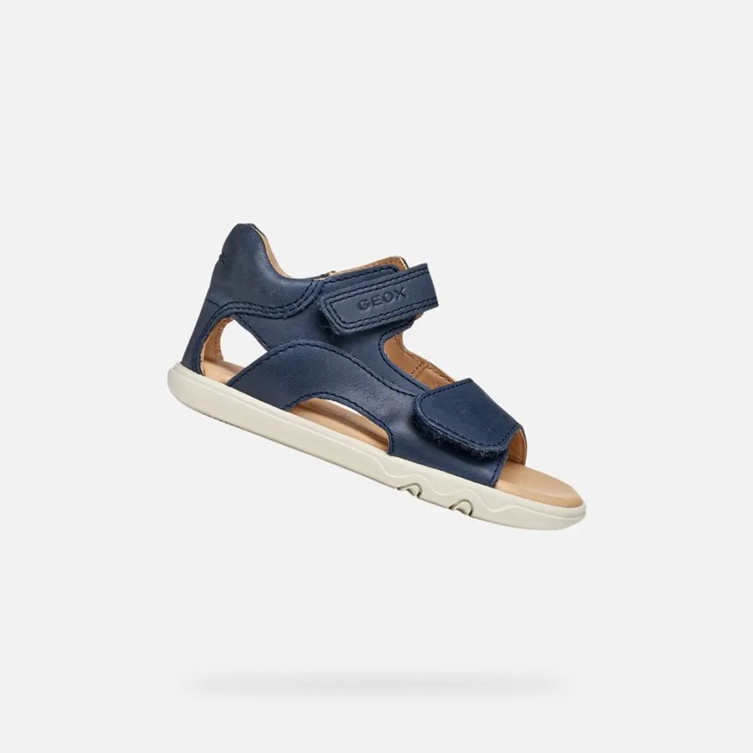 GEOX SANDAL STEPPIEUP PEUTERJONGENS Sandalen