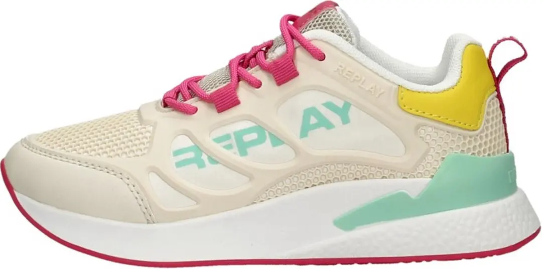 Replay Maze Sneakers - Meisjes - Beige - afbeelding 2 van 6