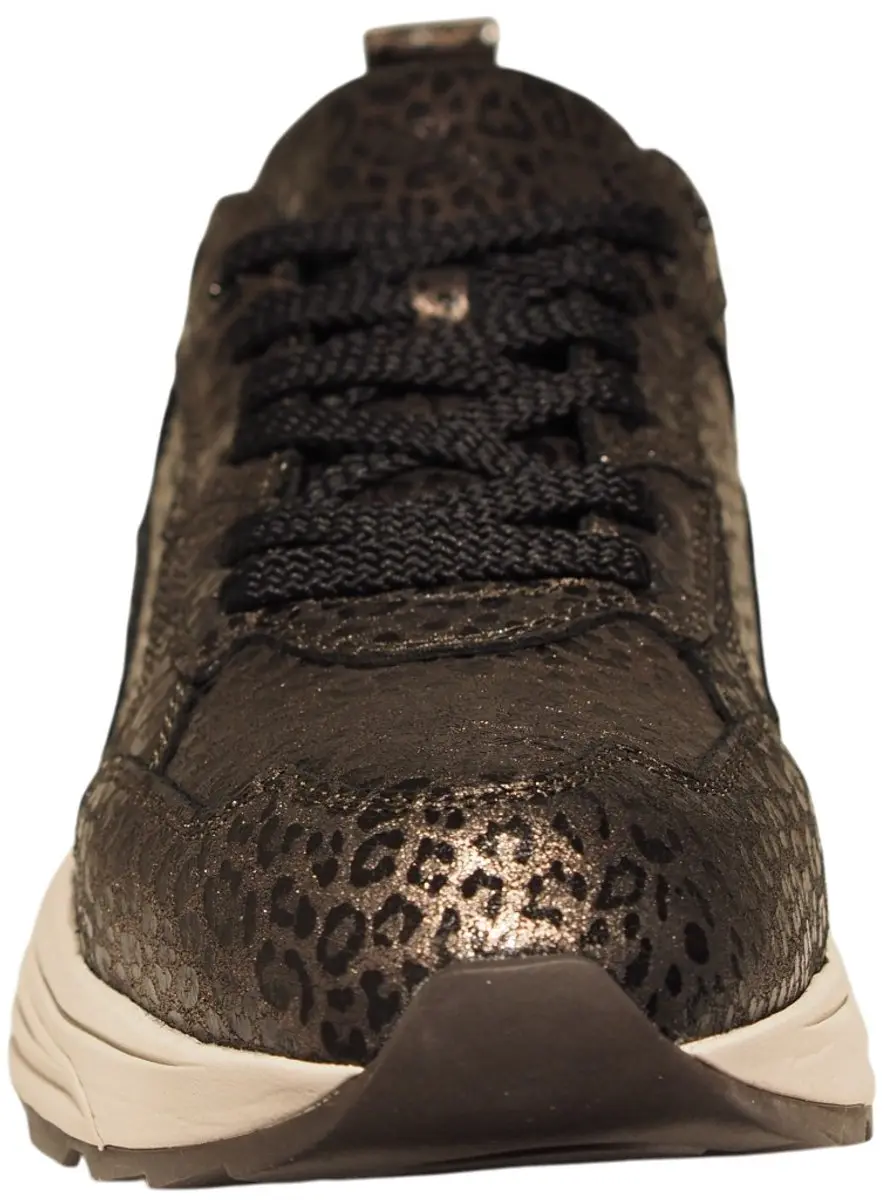Xsensible MILAU Dames Sneaker - Brons Panterprint - 42 - afbeelding 3 van 6