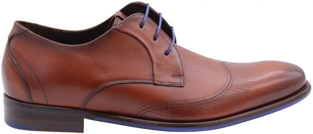 Floris van Bommel De Stijler Veterschoenen - Cognac - afbeelding 6 van 6