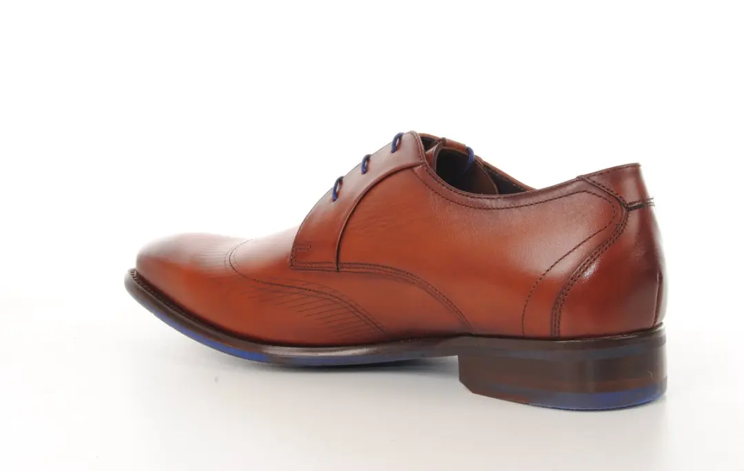 Floris van Bommel De Stijler Veterschoenen - Cognac - afbeelding 3 van 6