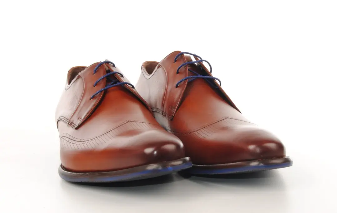 Floris van Bommel De Stijler Veterschoenen - Cognac - afbeelding 4 van 6