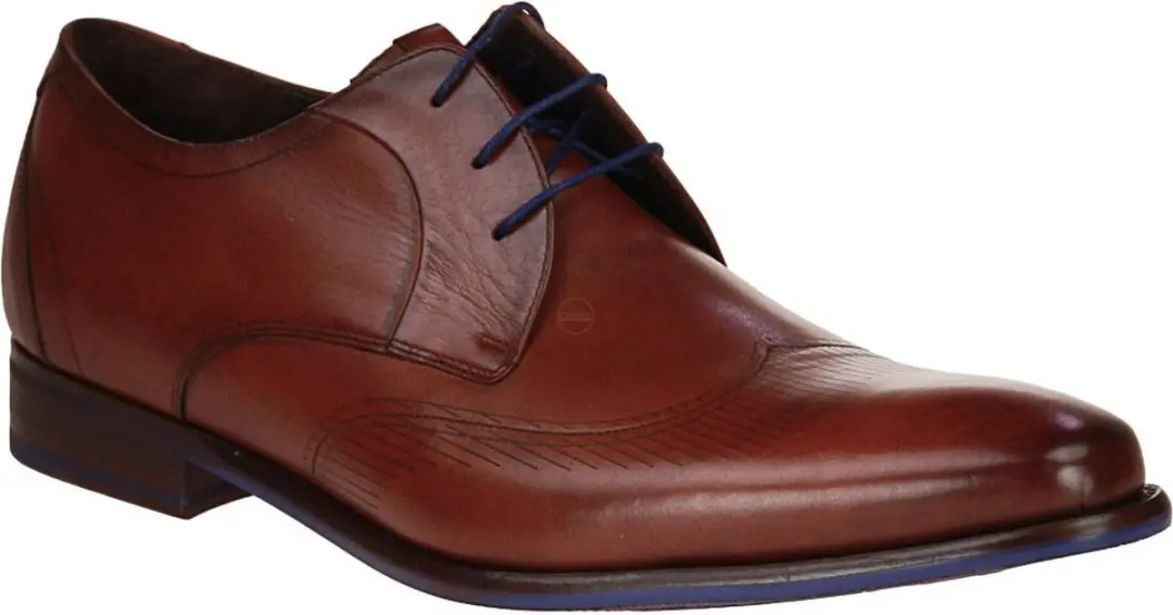 Floris van Bommel De Stijler Veterschoenen - Cognac - afbeelding 5 van 6