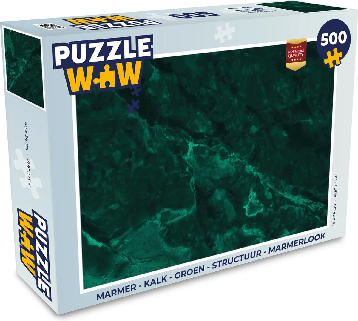 PuzzleWow Marmerlook Legpuzzel 500 Stuks