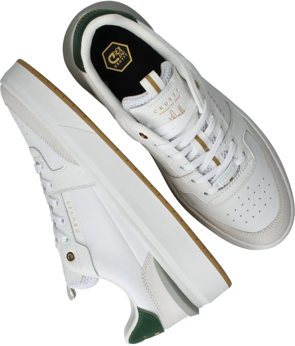 Cruyff Endorsed Tennis Sneakers Heren - Leren Sneaker - Wit - Maat 40 - afbeelding 6 van 6