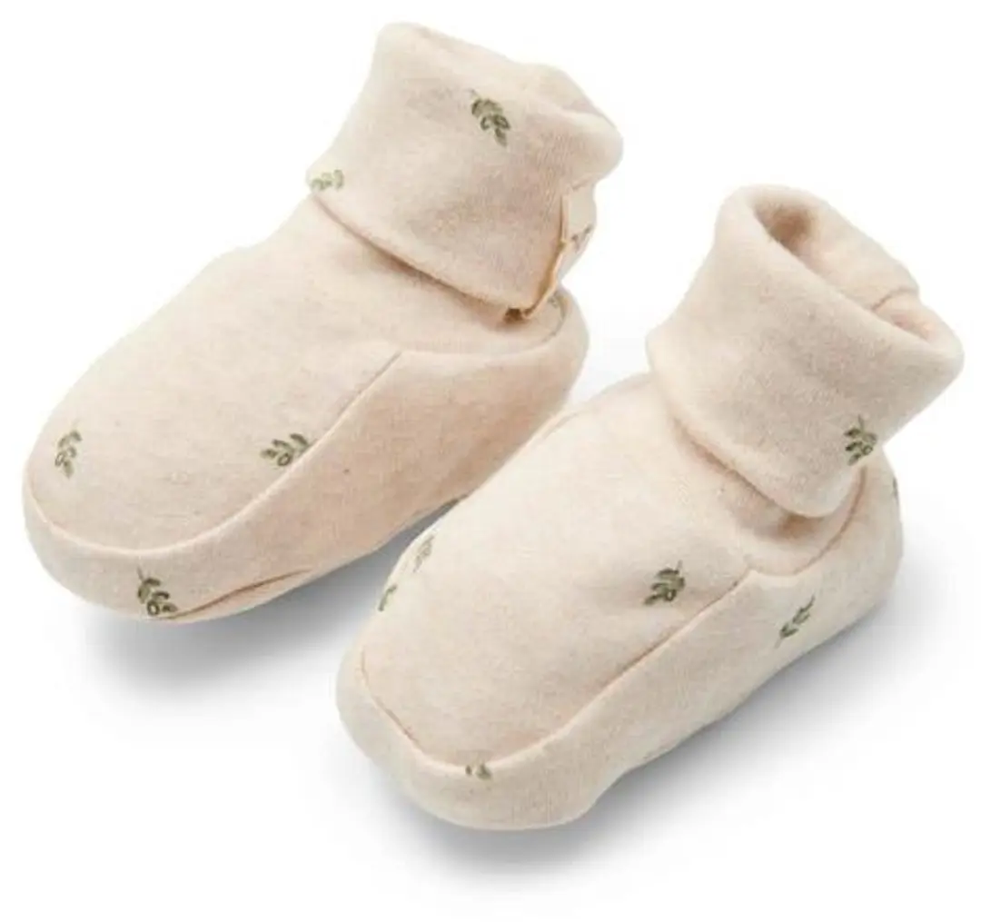 Little Dutch Slofjes Green Leaves - Maat 2