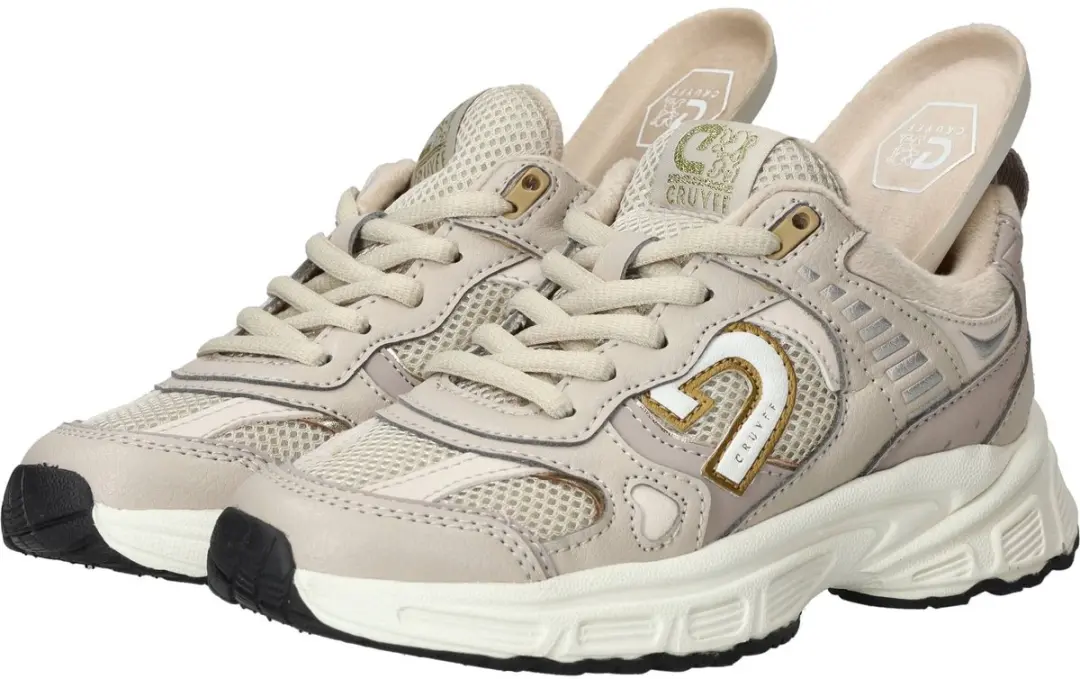 Cruyff Junior Marti Sneakers - Meisjes - Beige - 38 - afbeelding 6 van 6