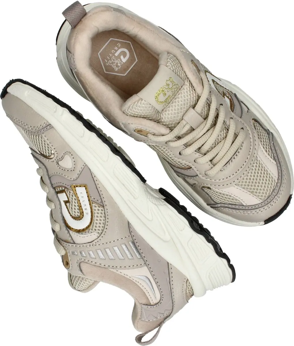 Cruyff Junior Marti Sneakers - Meisjes - Beige - 38 - afbeelding 3 van 6