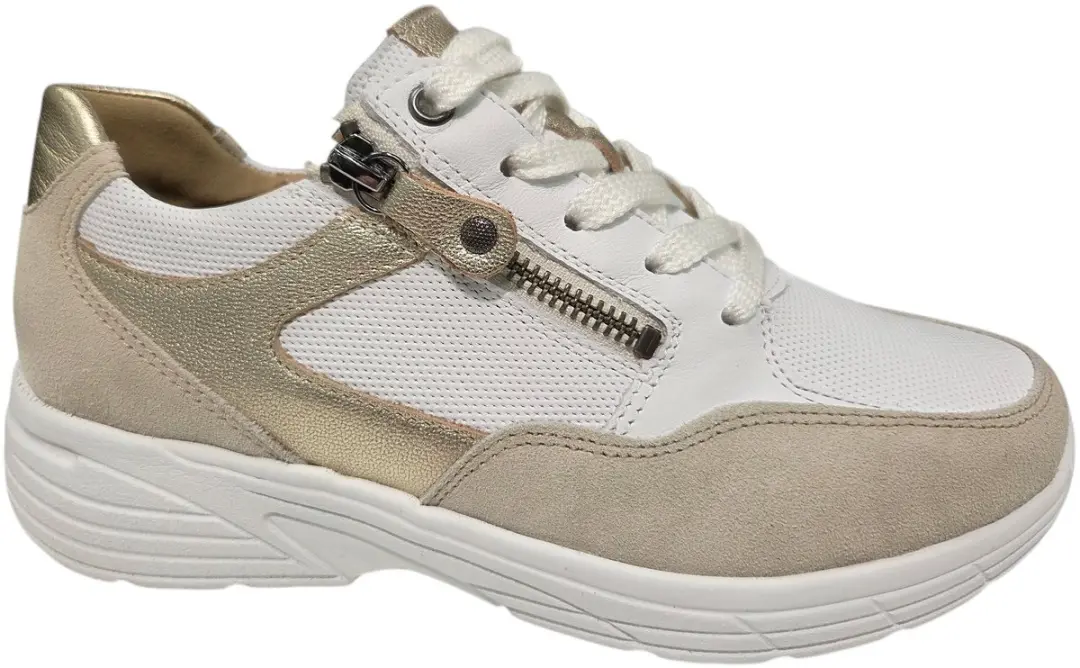 Dames Veterschoenen Hartjes Katy Shoe -weiss Beige