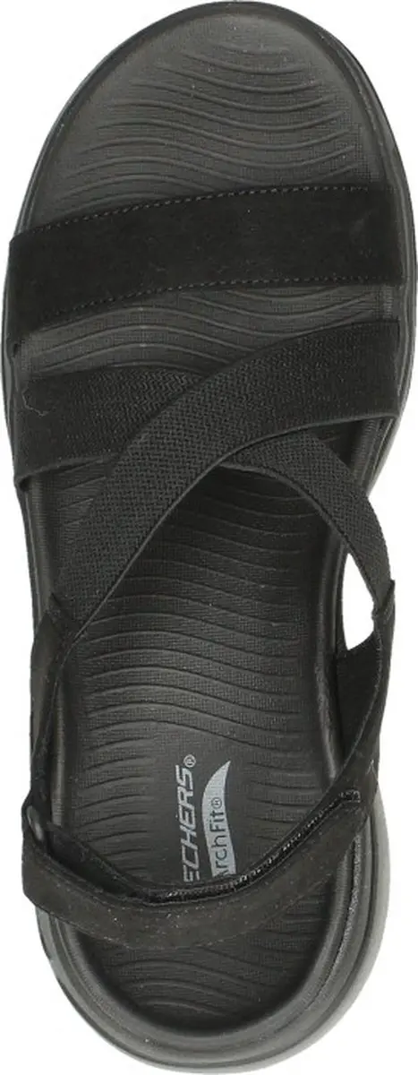 Skechers Go Walk Arch Fit Dames Sandalen - Zwart - afbeelding 5 van 6