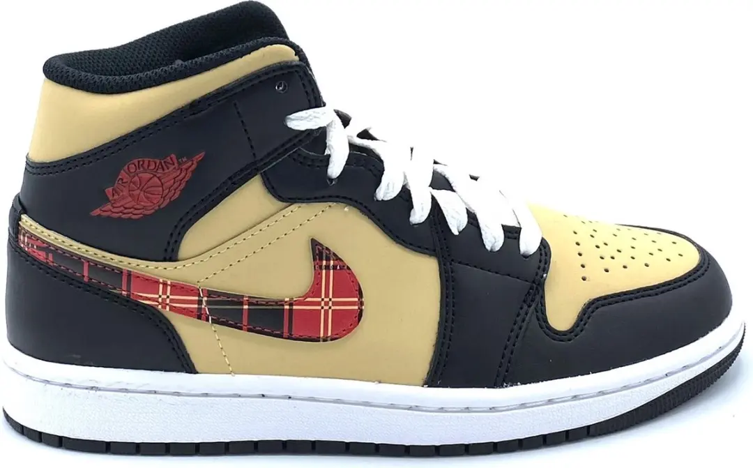Nike Nike Air Jordan 1 Mid 'Tartan Swoosh'- Sneakers