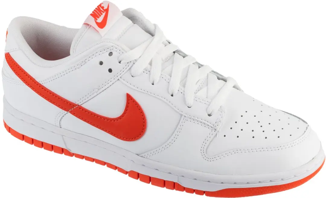 Nike Dunk Low Retro, Mannen, Wit, Sneakers, maat: 46
