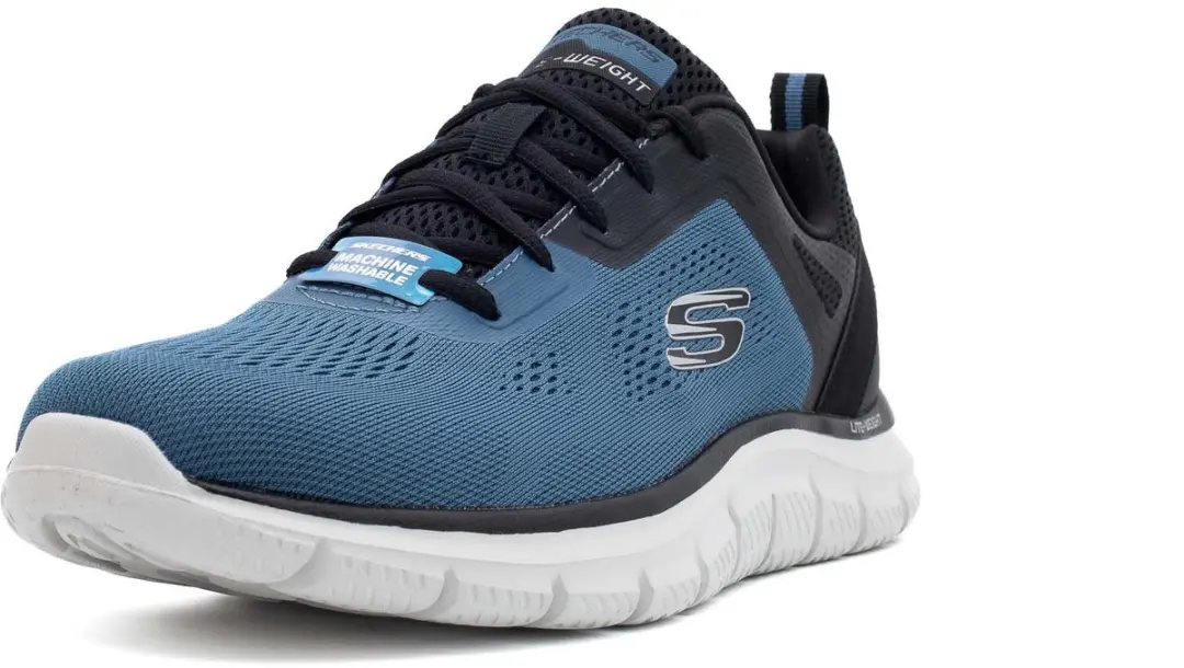 Skechers Track Broader Sneakers 46 - Blauw - afbeelding 3 van 6
