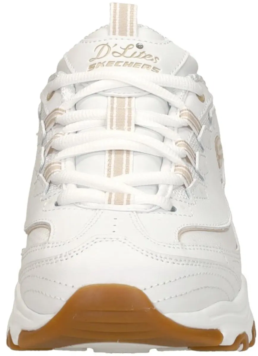 Skechers D'Lites Good Neutral Sneakers - Wit - afbeelding 3 van 6