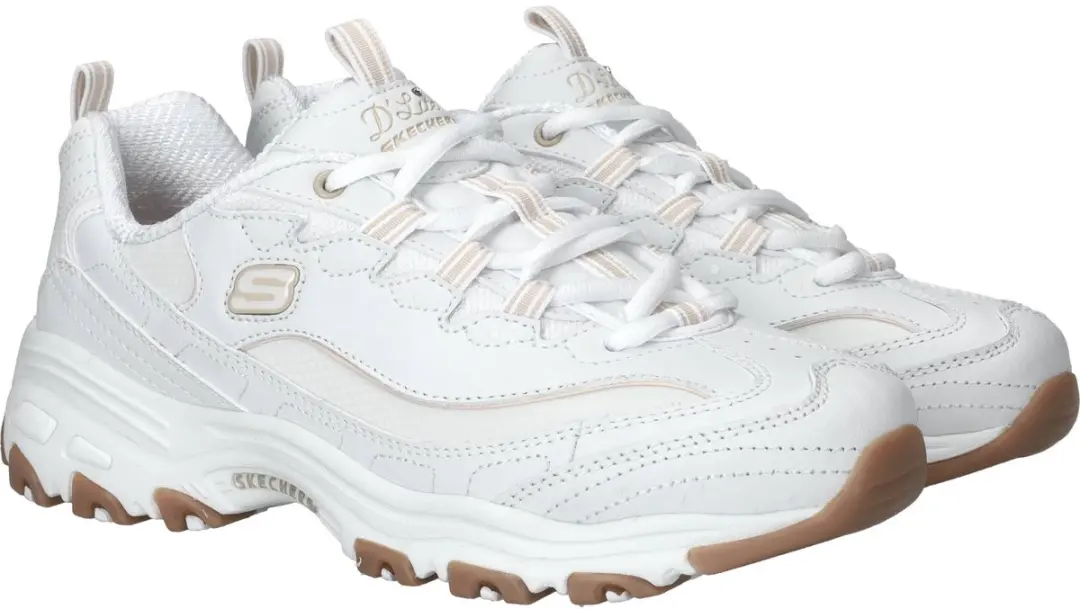 Skechers D'Lites Good Neutral Sneakers - Wit - afbeelding 4 van 6